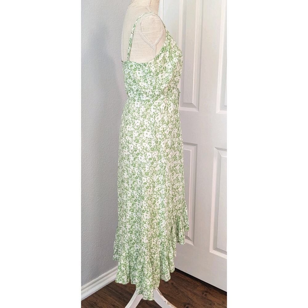 NWT Rails Dress SMALL $228 Floral Frida Garden Party Ruffle Hem Asymmetric Fairy - Picture 3 of 10